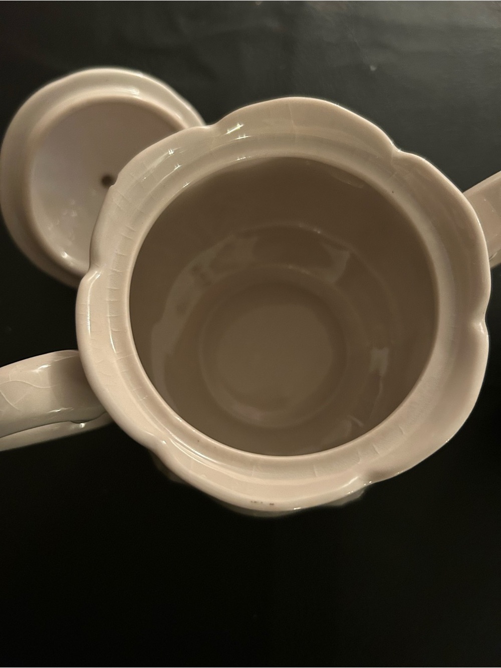 Vintage Ironstone Creamer & Covered Sugar Bowl Set - Picture 2 of 5